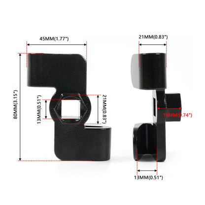 2PCS Wrench Extender for 1/2 Inch Drive Breaker Bars/21 mm Hex Tools Kti 49403 Wrench Extender Adaptor