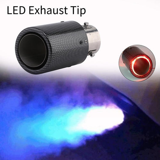 Universal Car Luminous Tail Throat LED Flaming Luminous Silencer Exhaust Tips