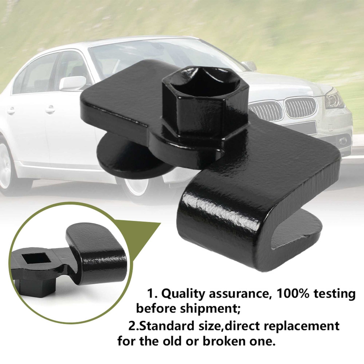 2PCS Wrench Extender for 1/2 Inch Drive Breaker Bars/21 mm Hex Tools Kti 49403 Wrench Extender Adaptor
