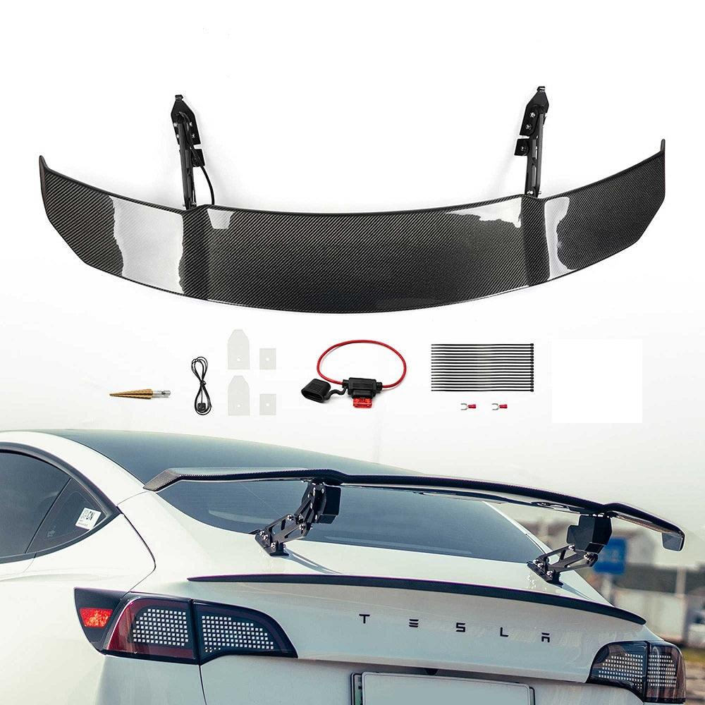 Electric Lift Rear Spoiler Rear Trunk Carbon Fiber Spoiler