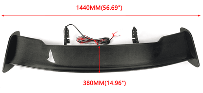 Universal Carbon Fiber Electric Lift Rear Spoiler Rear Trunk Sedan Spoiler