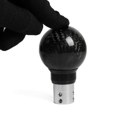 Universal Aluminum Push Button Shift Knob with Button Shifter Lever Head