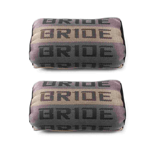 2Pcs Car Neck Pillow Fabric Headrest Pillow Support Neck Support