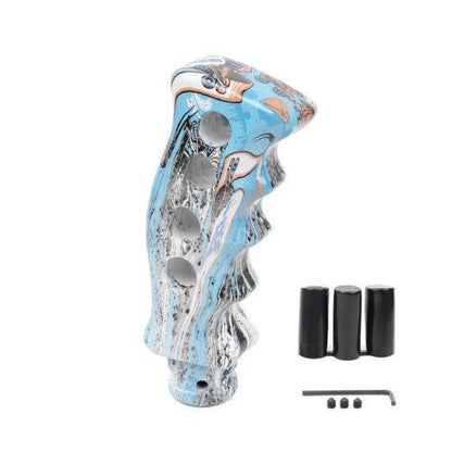 Resin Shift Knob Graffiti Pattern Manual Gear Shifter Knob