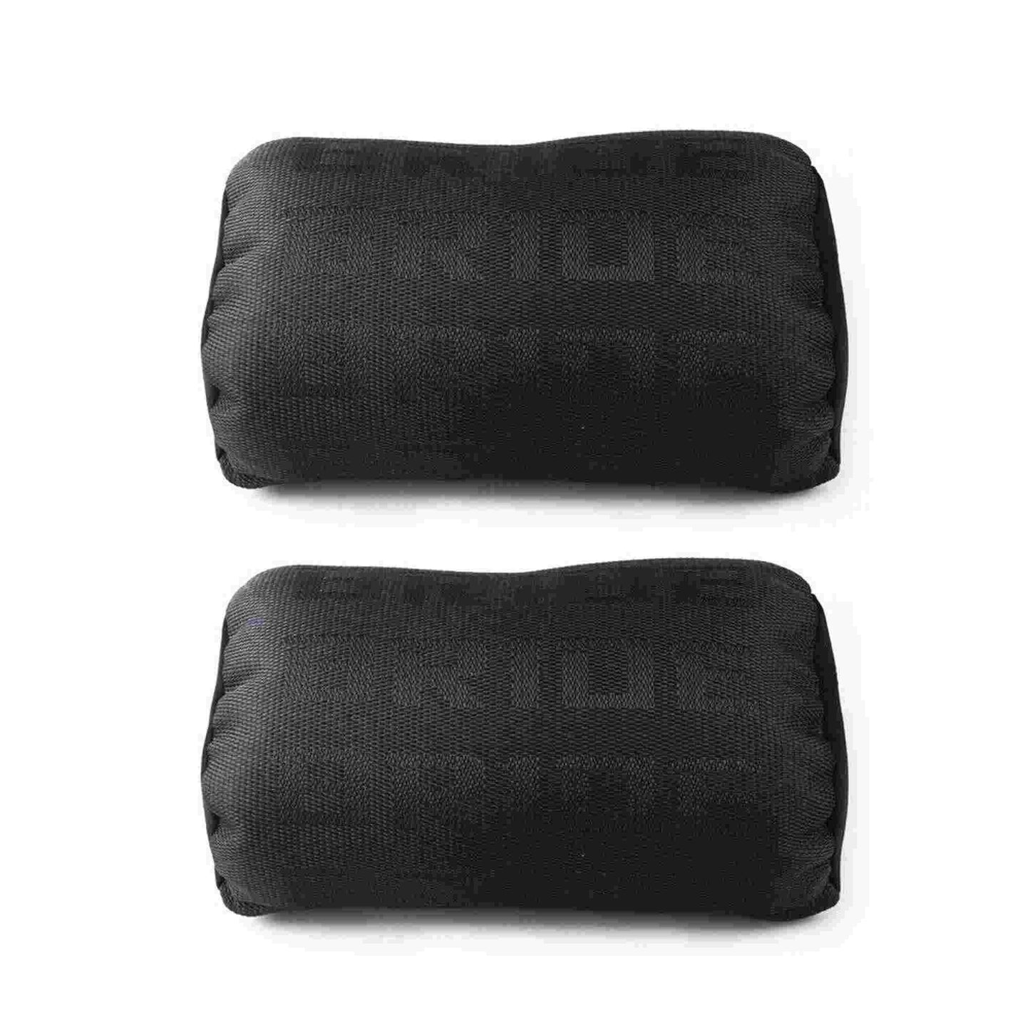 2Pcs Car Neck Pillow Fabric Headrest Pillow Support Neck Support