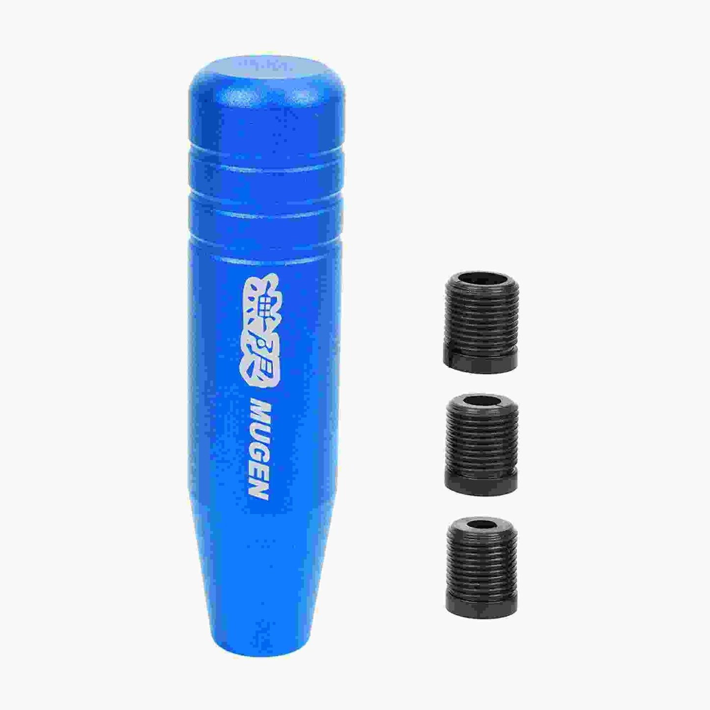Universal Aluminum Manual Long Gear Stick Shift Knob Shifter with 3 Adapter