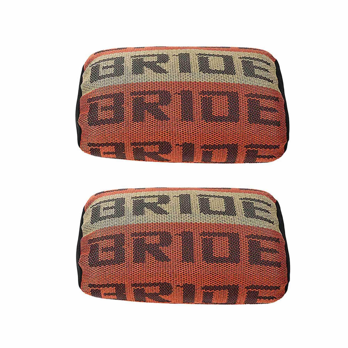 2Pcs Car Neck Pillow Fabric Headrest Pillow Support Neck Support