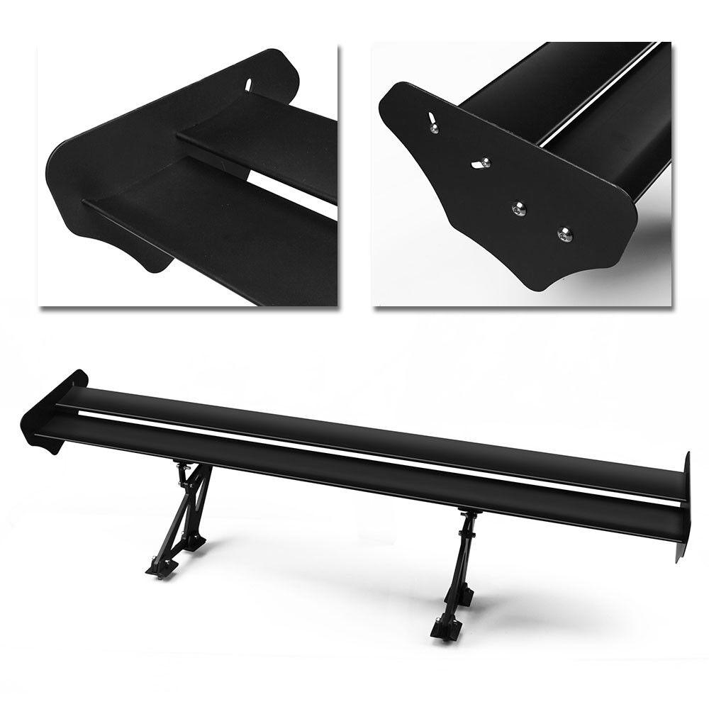 53 Inch JDM Drift Rear Spoiler Adjustable Double Deck Car Spoiler
