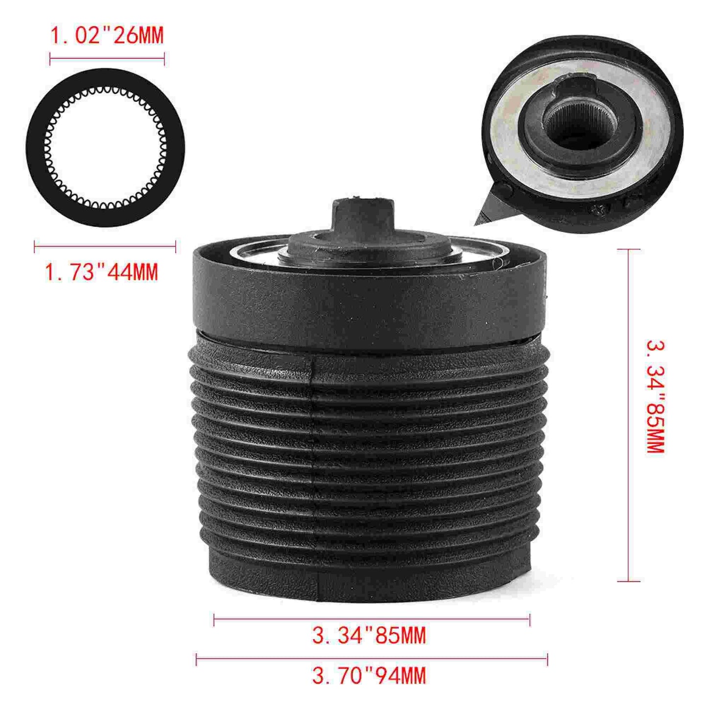 Volkswagen Jetta/VW Steering Wheel Base Adapte Hub Boss Kit