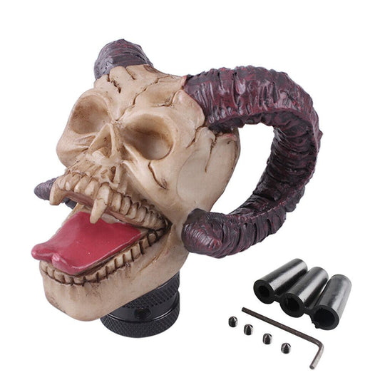 Horns Skull Shift Knob Resin Gear Shifter Knobs