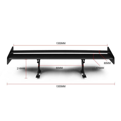 53 Inch Double Deck GT Wing Spoiler Lightweight Drift Rear Spoiler
