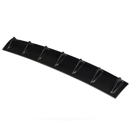 Universal 33 inch Shark Fin Rear Bumper Lip Diffuser 7 Fin