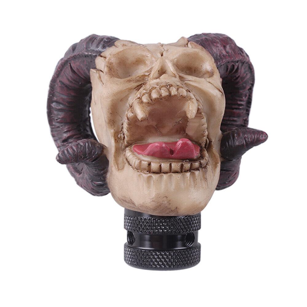 Horns Skull Shift Knob Resin Gear Shifter Knobs
