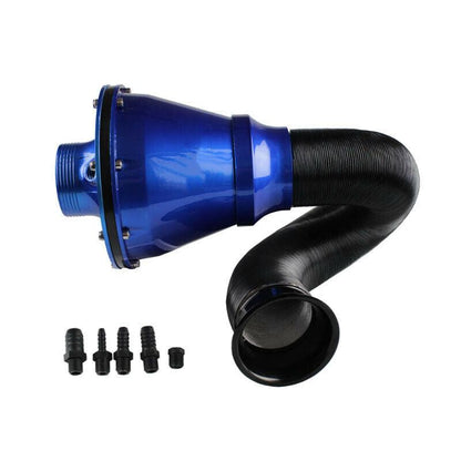 Universal 70mm Cold Air Filter Closed Intake System High-Flow Air Filter Kit