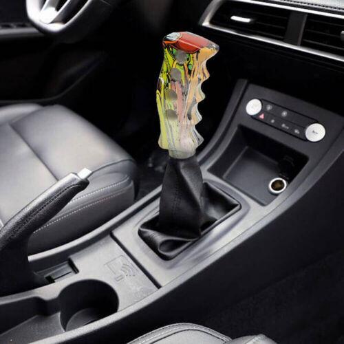 Resin Shift Knob Graffiti Pattern Manual Gear Shifter Knob