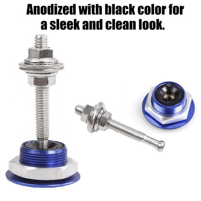 Quick Release Latch Lock Clip Push Button Bonnet Kit