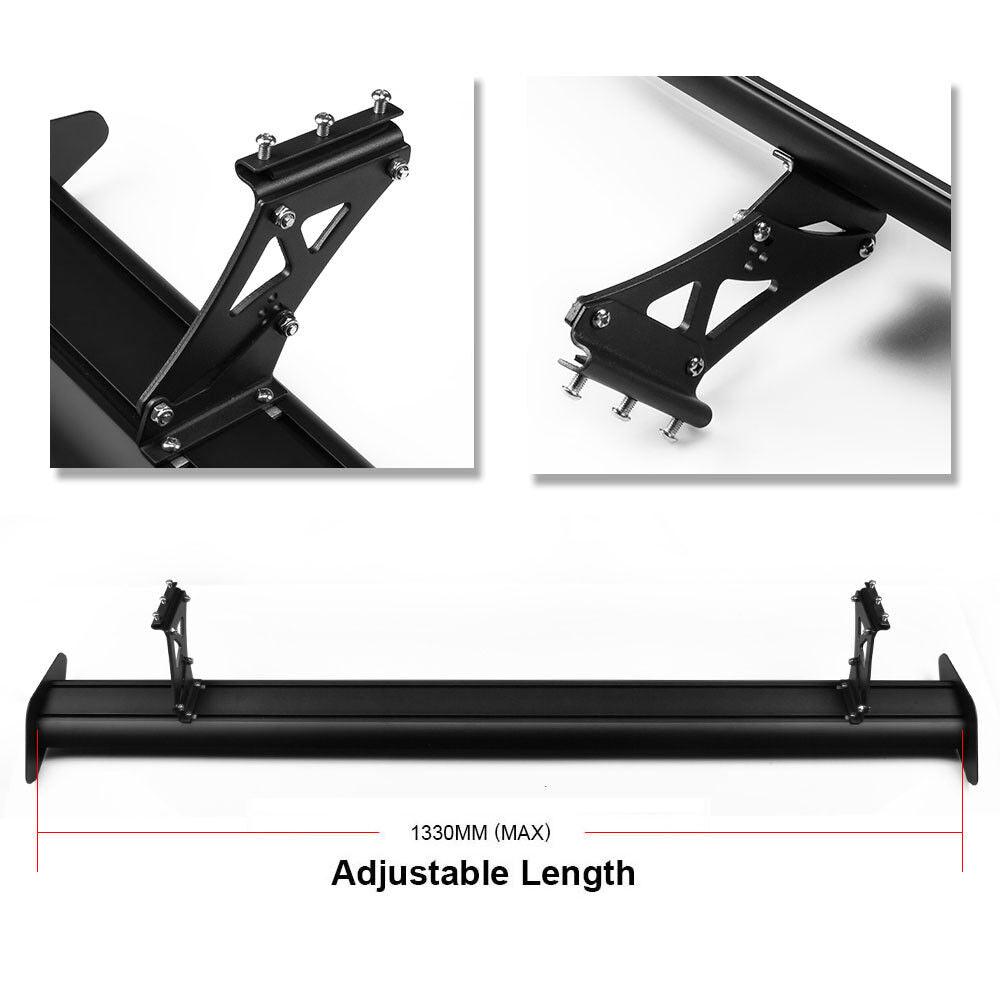 53 Inch GT Wing Racing Spoiler Rear Hatchback Adjustable Spoiler