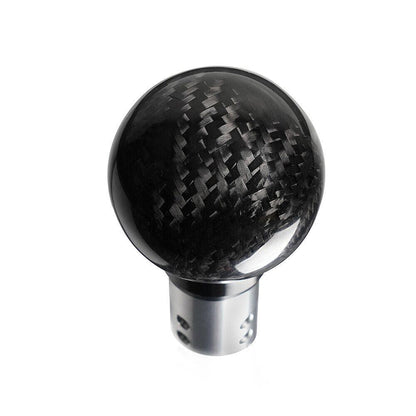 Universal Aluminum Push Button Shift Knob with Button Shifter Lever Head