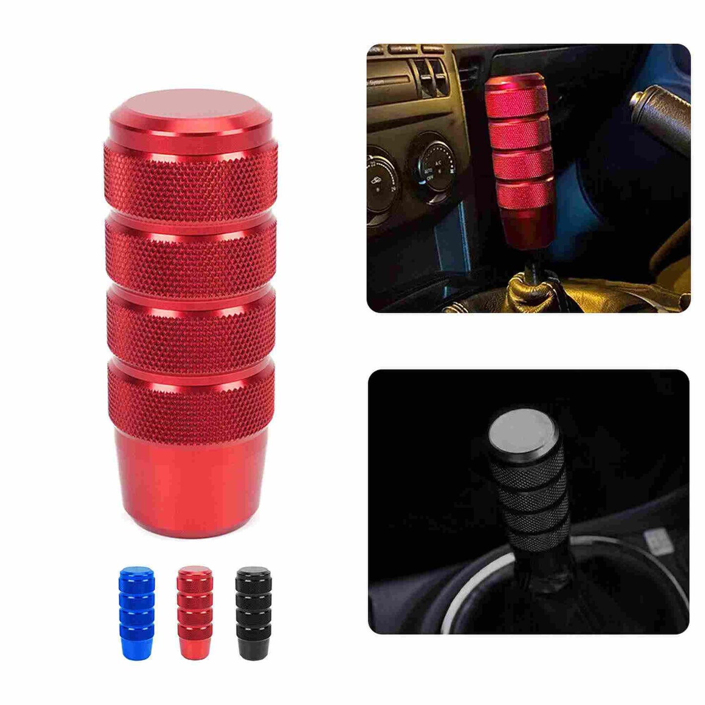 Universal Aluminum Long Gear Shift Knob Manual Gear Stick
