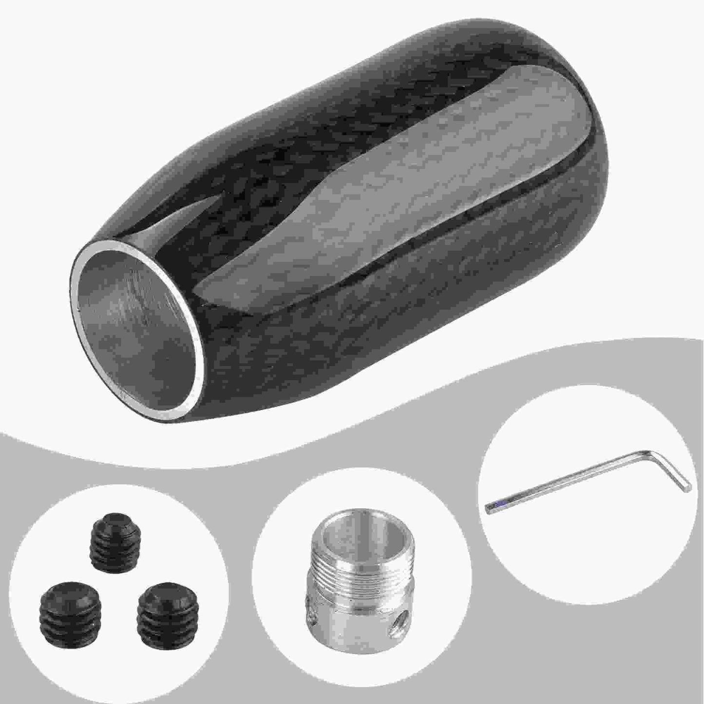 Universal Carbon Fiber Shift Knob Gear Stick Shift Knob