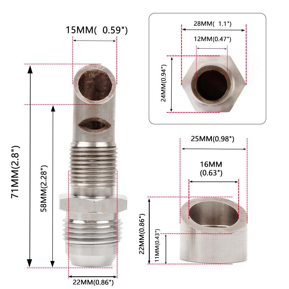 Universal Stainless Steel E-VAC Scavenger Kit Includes T304 SS E-VAC Fitting