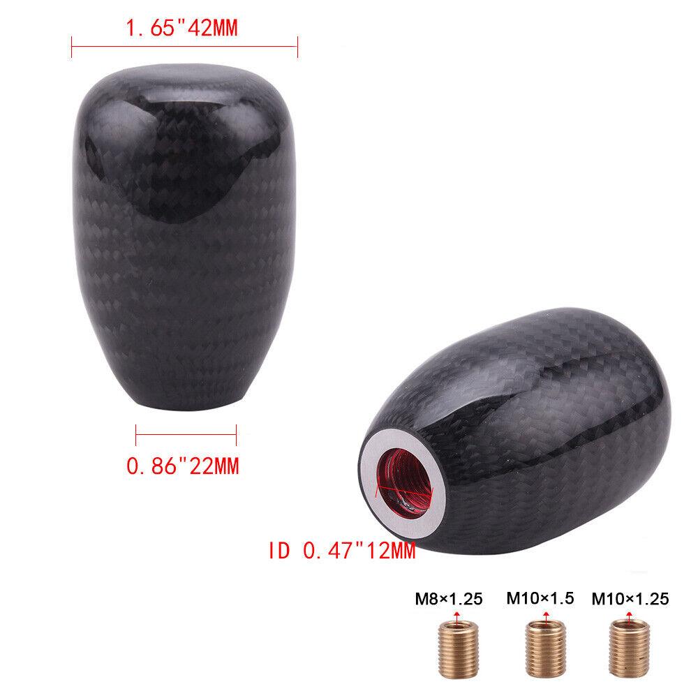 Universal Carbon Fiber Car Manual Transmission Gear Shift Knob