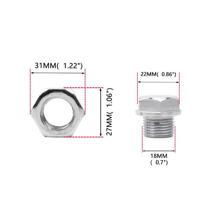Universal Stainless Steel E-VAC Scavenger Kit Includes T304 SS E-VAC Fitting