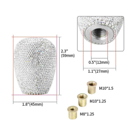 Diamond Bling Shift Knob Shiny Small Diamonds Gear Shift Knobs