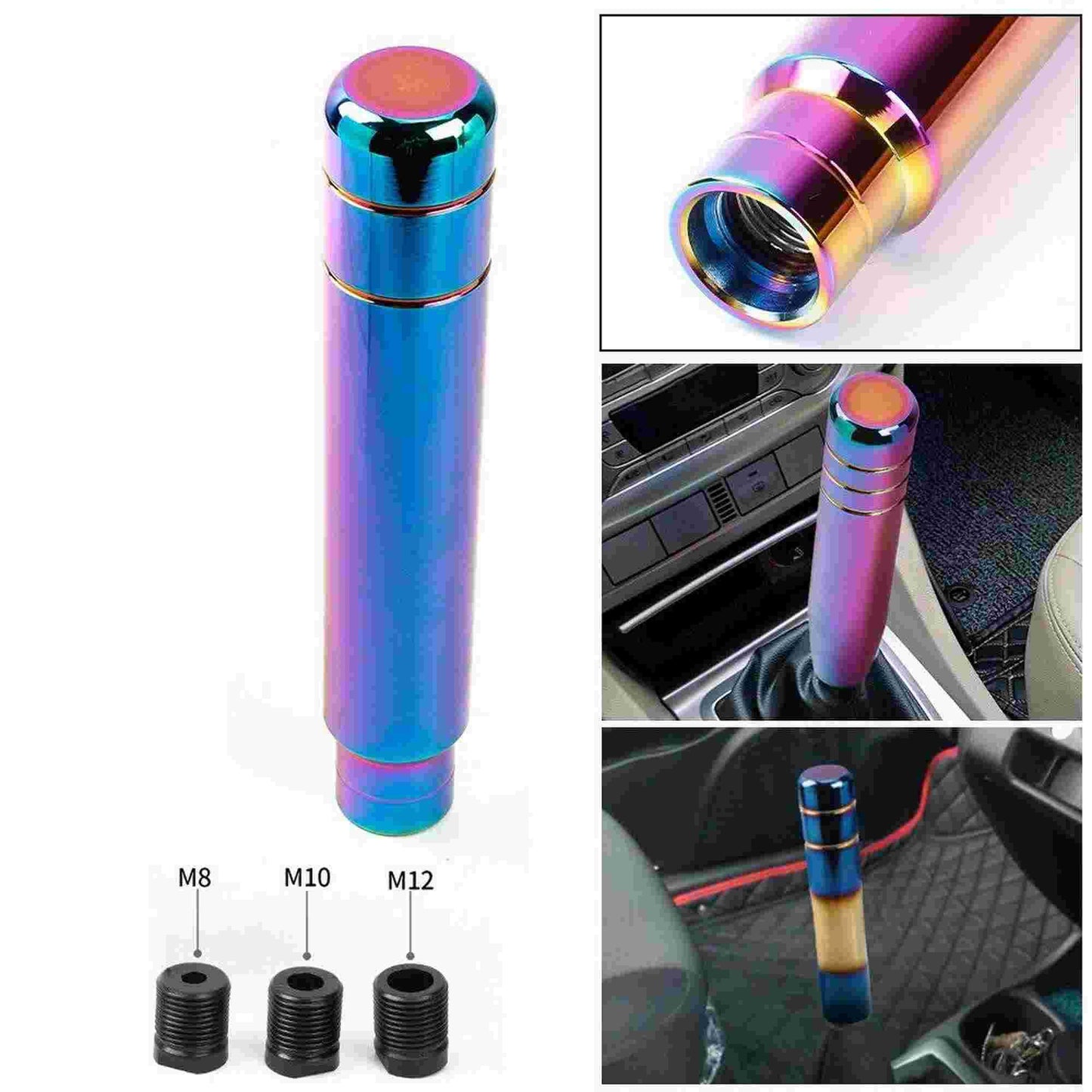 Universal Aluminum Long Shift Knob Manual Gear Shifter Lever