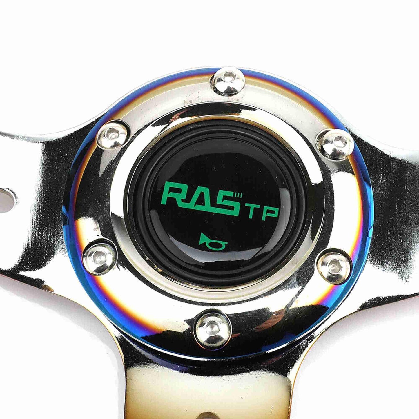 13 Inch Luminous Steering Wheel Sport Steering Wheel 6 Bolt with Horn