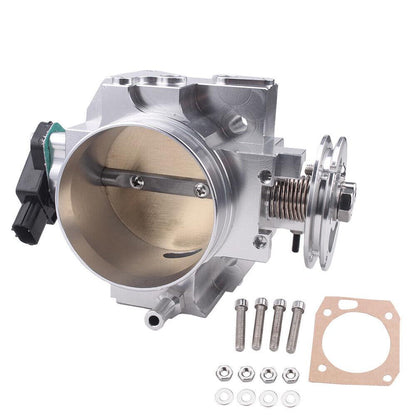 70MM Throttle Body Assembly with Sensor Compatible with Acura Honda DC5 EP3 FG FA K-Series K20 Swap