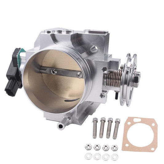 70MM Throttle Body Assembly with Sensor Compatible with Acura Honda DC5 EP3 FG FA K-Series K20 Swap