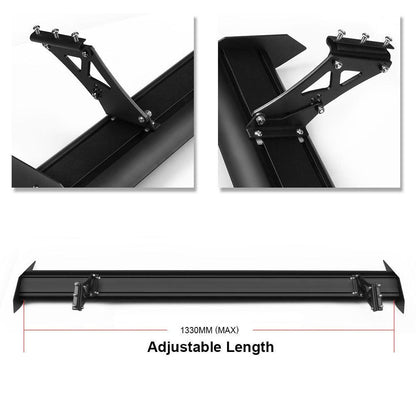 53 Inch GT Wing Spoiler Adjustable Sedan Rear Spoiler
