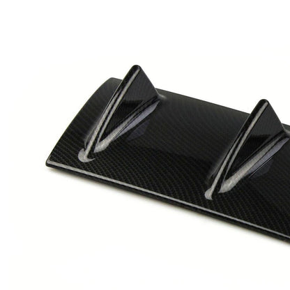 Universal 5 Fin Shark Fin Rear Bumper Lip Diffuser