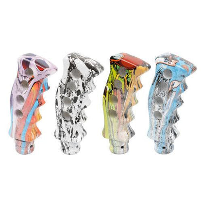 Resin Shift Knob Graffiti Pattern Manual Gear Shifter Knob