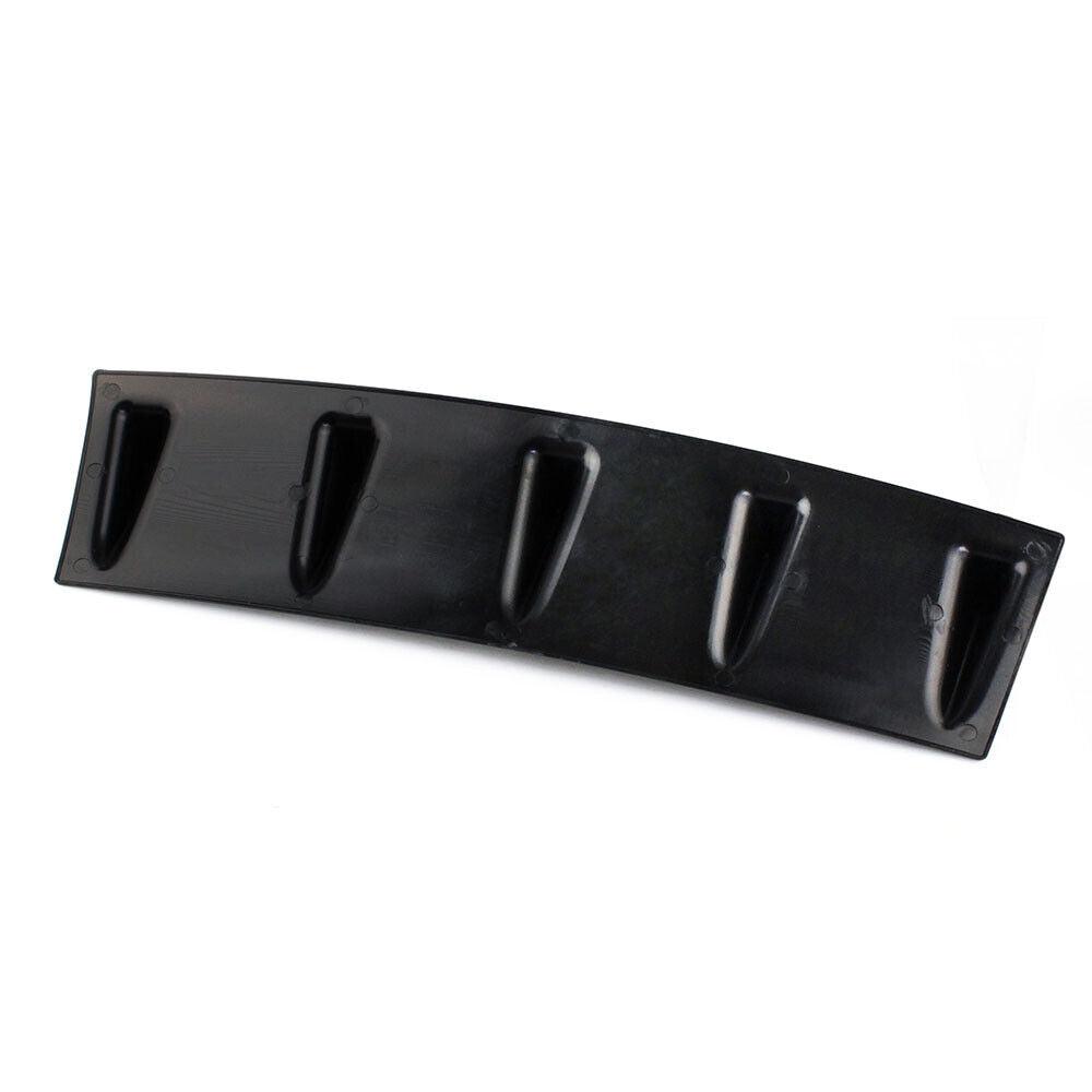 Universal 5 Fin Shark Fin Rear Bumper Lip Diffuser