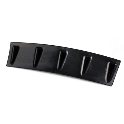 Universal 5 Fin Shark Fin Rear Bumper Lip Diffuser