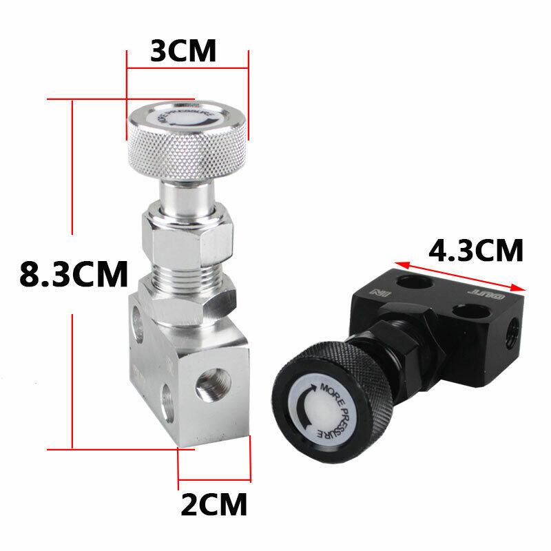 Adjustable Hydraulic Brake Proportioning Valve Knob Screw Type