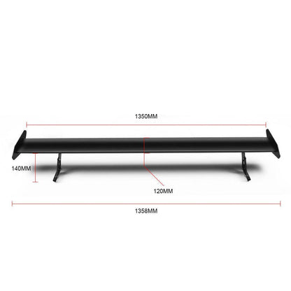 53 Inch GT Wing Racing Spoiler Rear Hatchback Adjustable Spoiler