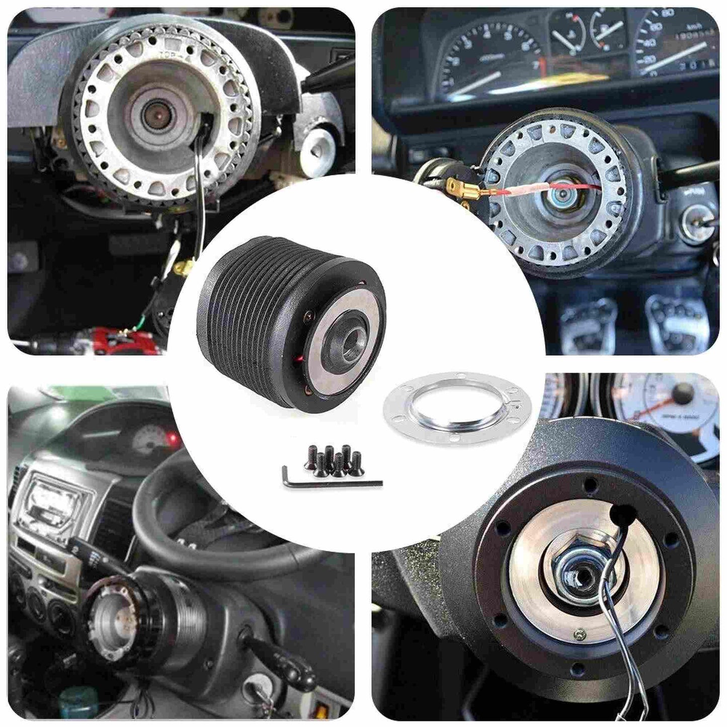1984-2004 Ford Mustang Steering Wheel Hub Adapter Sports Boss Kit