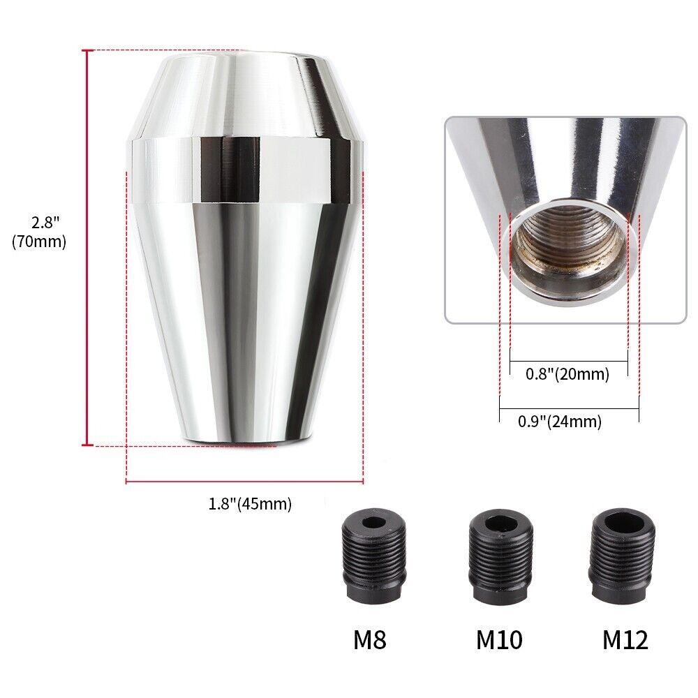 Universal Aluminium Gear Shift Knob Diamond Shape Shifter Knob