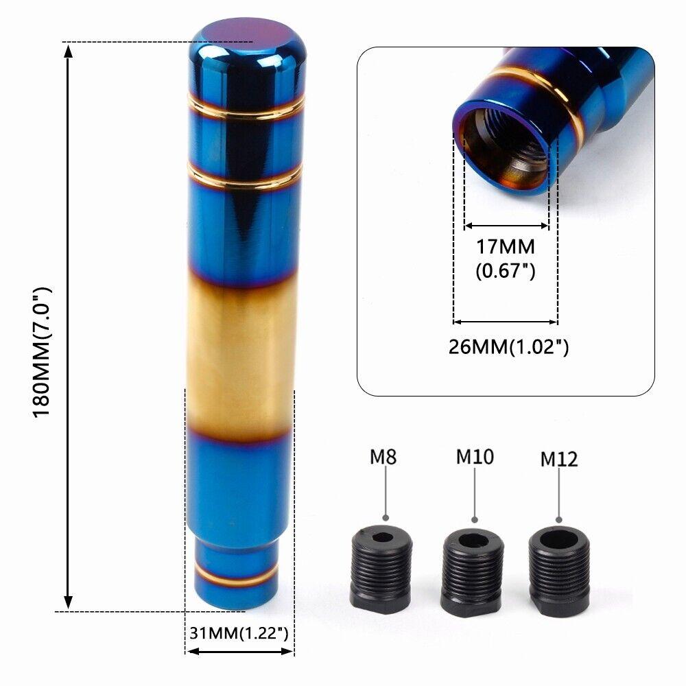 Universal Aluminum Long Shift Knob Manual Gear Shifter Lever