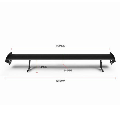 53 Inch GT Wing Spoiler Adjustable Lightweight Drift Spoiler