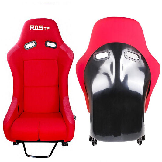Large Fiber Glass Bucket Rucket Racing Seat with Bracket Mount