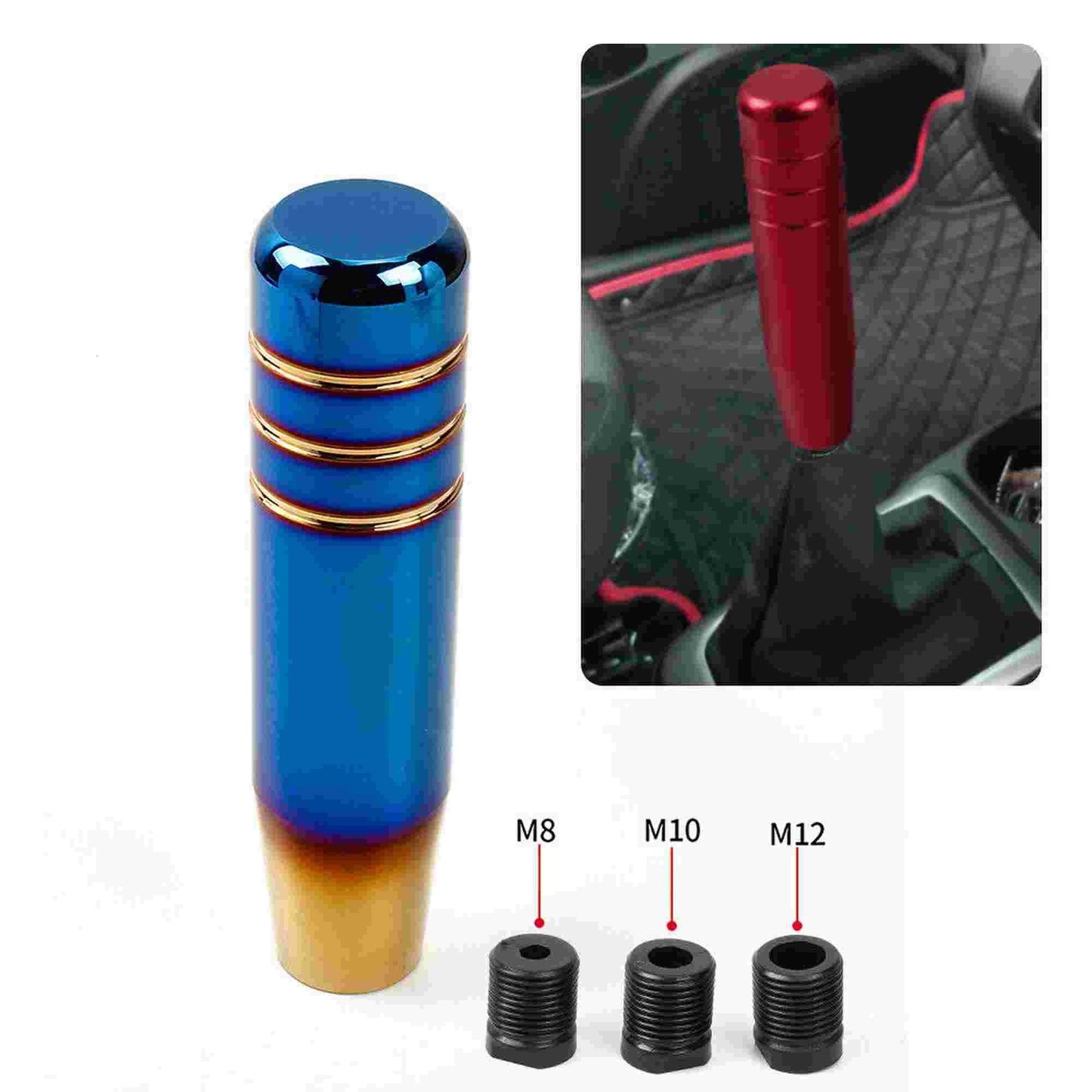 Universal Aluminum Long Shift Knob Manual Gear Shifter Lever