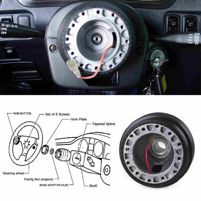 Honda Civic EK Steering Wheel Adapter Hub Sports Boss Kit