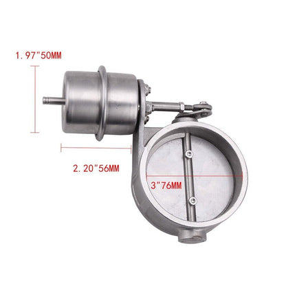 3Inch 76mm Control Valve Set Vacuum Actuator Closed Style with Remote Control