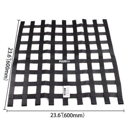 Race Car Window Net Ribbon Nylon Style 20"/23.6"x23.6"