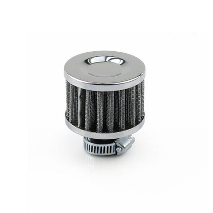 Universal 12mm Air Filter Vent Crankcase Breathe Filter with Clamp