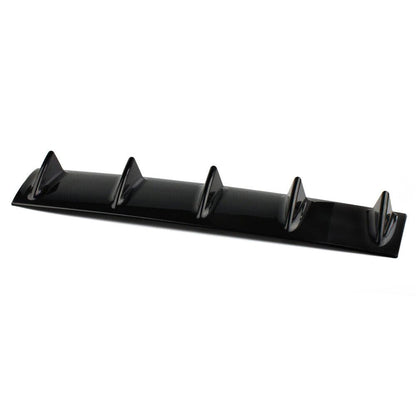 Universal 5 Fin Shark Fin Rear Bumper Lip Diffuser